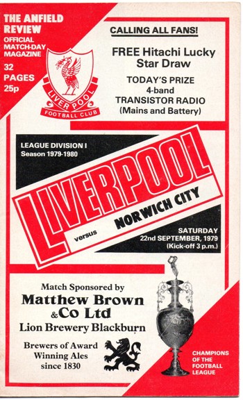 Match programme